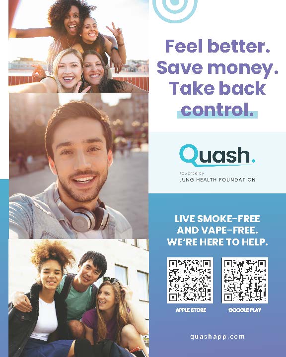 Feel better. Save money. Take back control. Visit quashapp.com